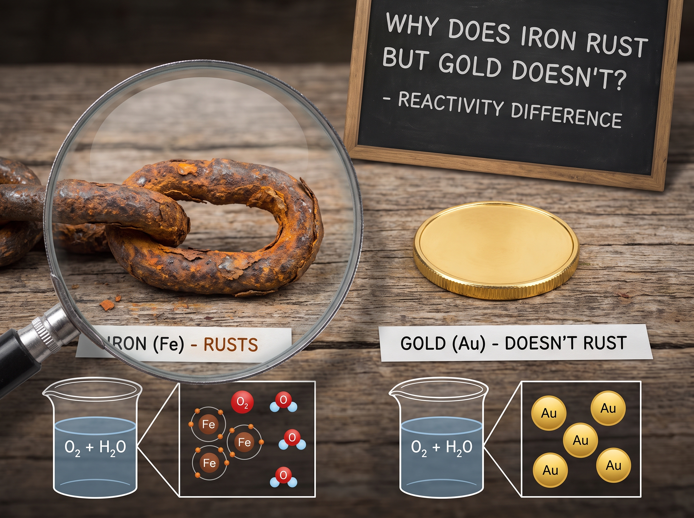 Why Does Iron Rust but Gold Doesn't? The Secret Electron Economy Hiding Inside Every Metal