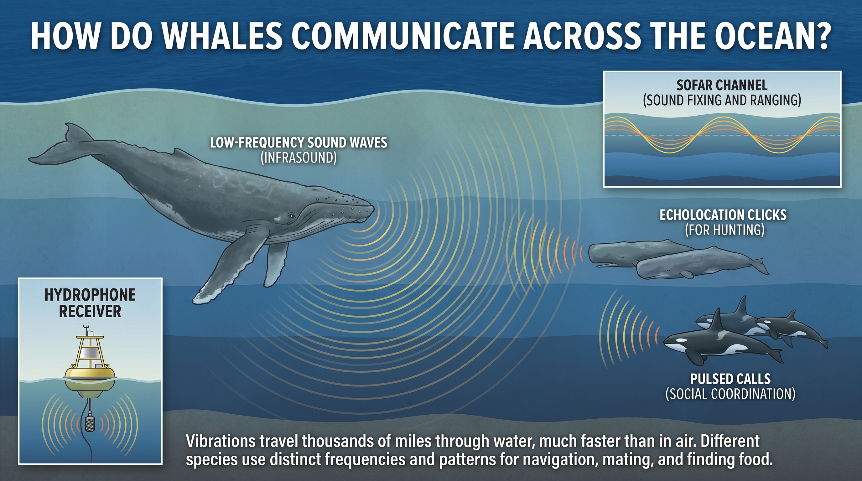 How Do Whales Communicate Across the Ocean? Inside the Original Underwater Internet Existed for Millions of Years